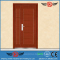 JK-AF9018 JieKai acabado de acero de madera de la puerta blindada / puerta blindada italiana / superficie interior acabado de acero puerta de armadura de madera